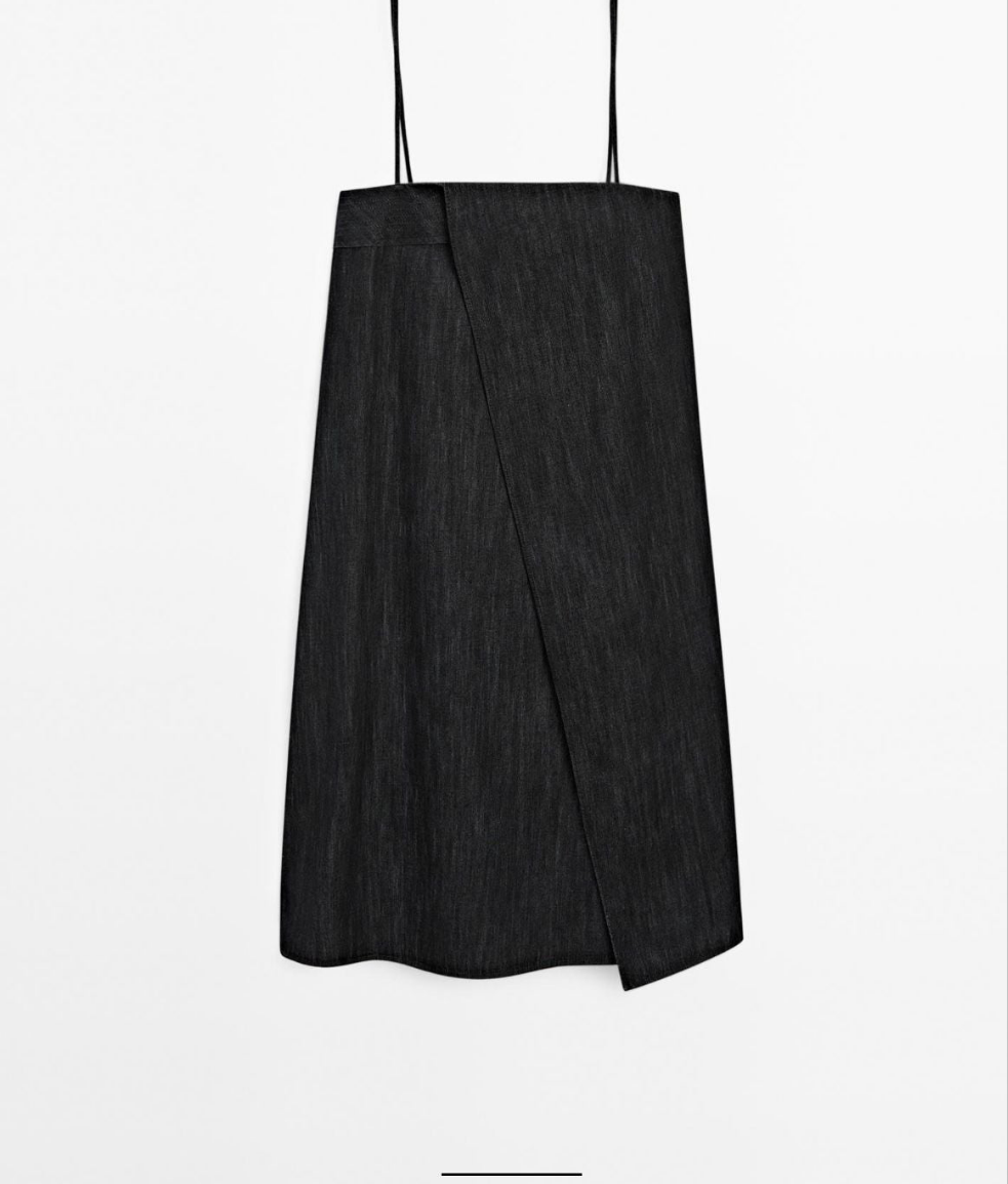 MASSIMO DUTTI Denim Elbise