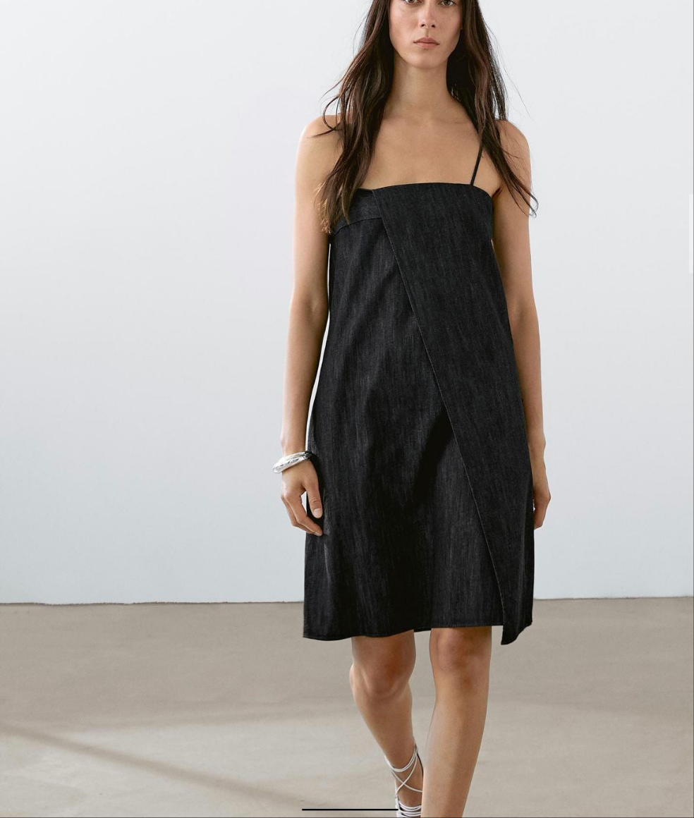 MASSIMO DUTTI Denim Elbise