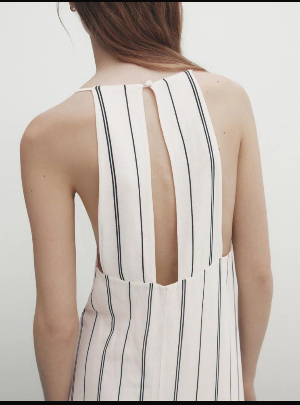 MASSIMO DUTTI Çizgili Elbise