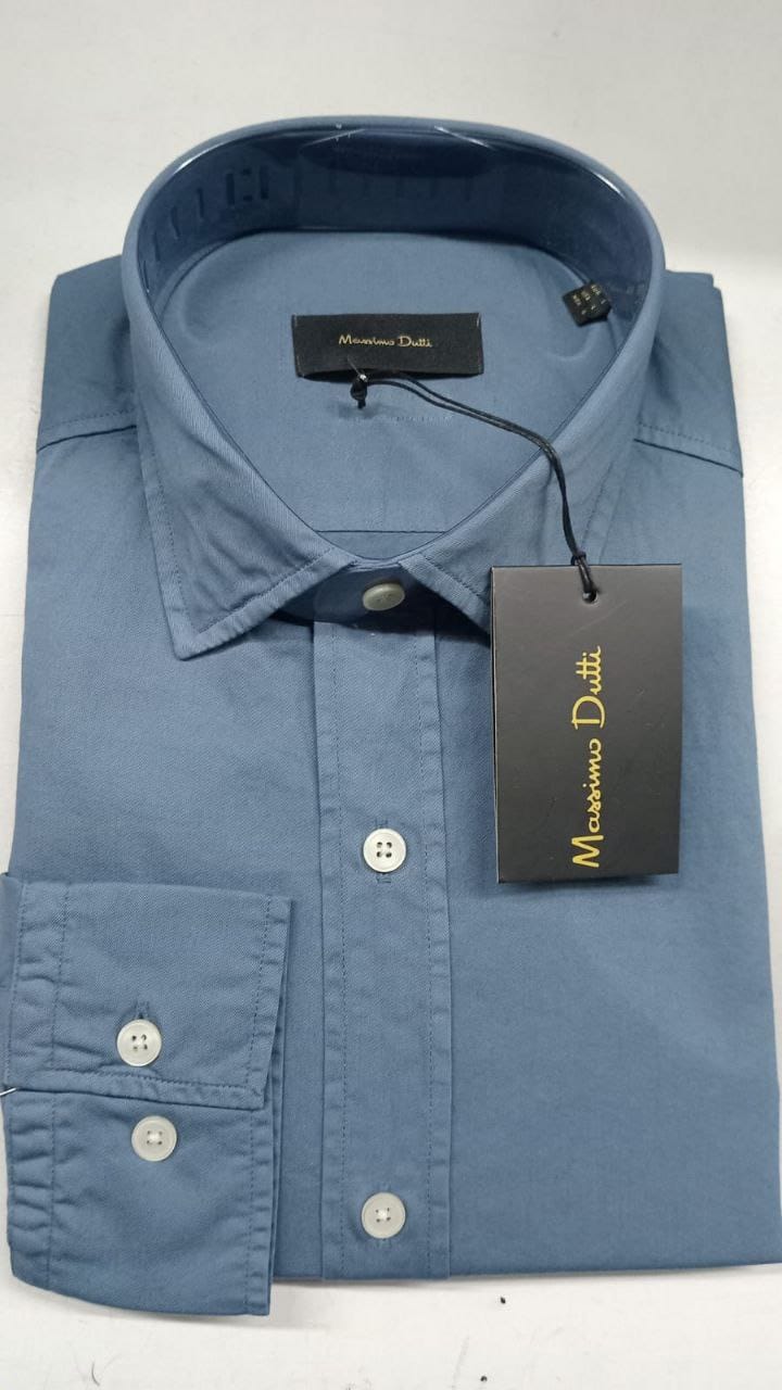 MASSIMO DUTTI Gabardin Gömlek