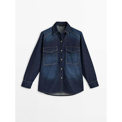 MASSIMO DUTTI Denım Gömlek