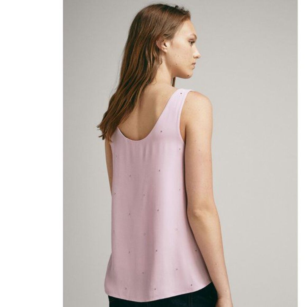 MASSIMO DUTTI Astarlı Şifon Bluz