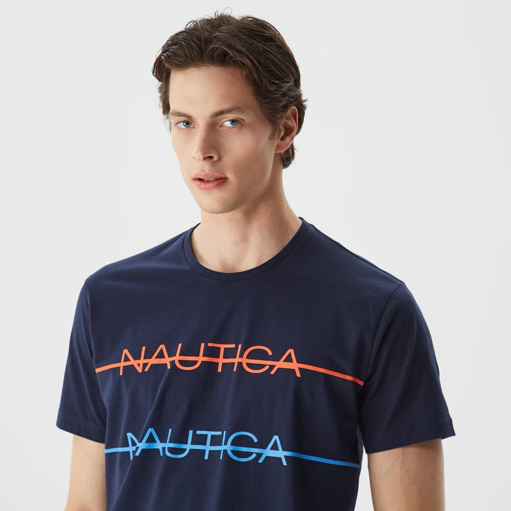 NAUTICA Baskılı Standart Fit T-Shirt