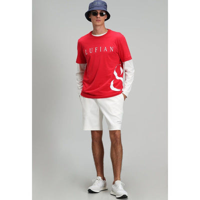 LUFIAN Fınn Modern Grafik T-Shirt