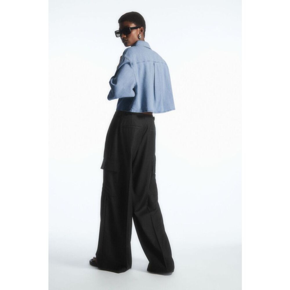COS Crop Denim Gömlek