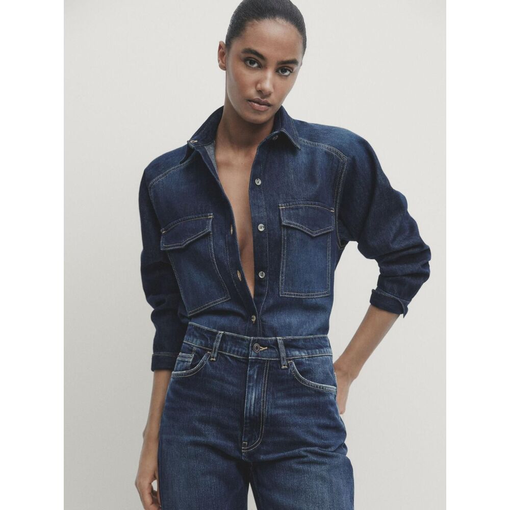 MASSIMO DUTTI Denım Gömlek