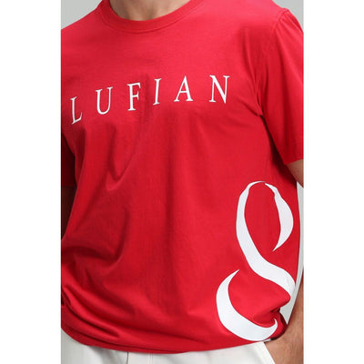 LUFIAN Fınn Modern Grafik T-Shirt