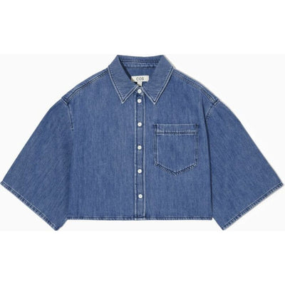 COS Crop Denim Gömlek