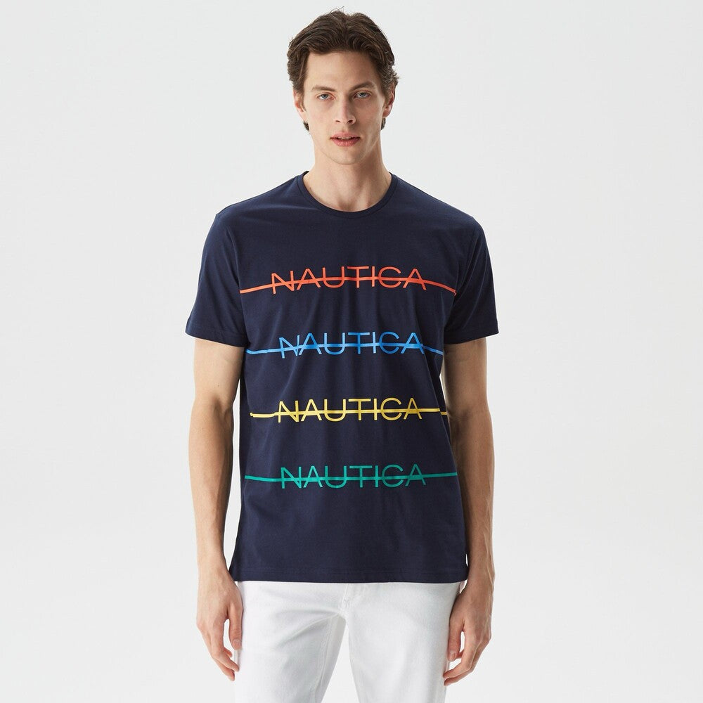 NAUTICA Baskılı Standart Fit T-Shirt