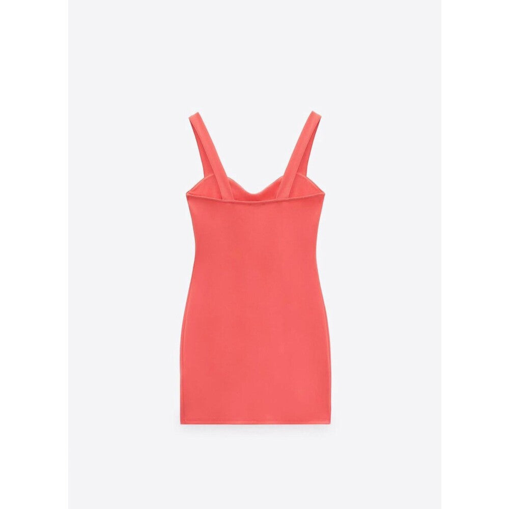 ZARA Kalp Yaka Mini Elbise
