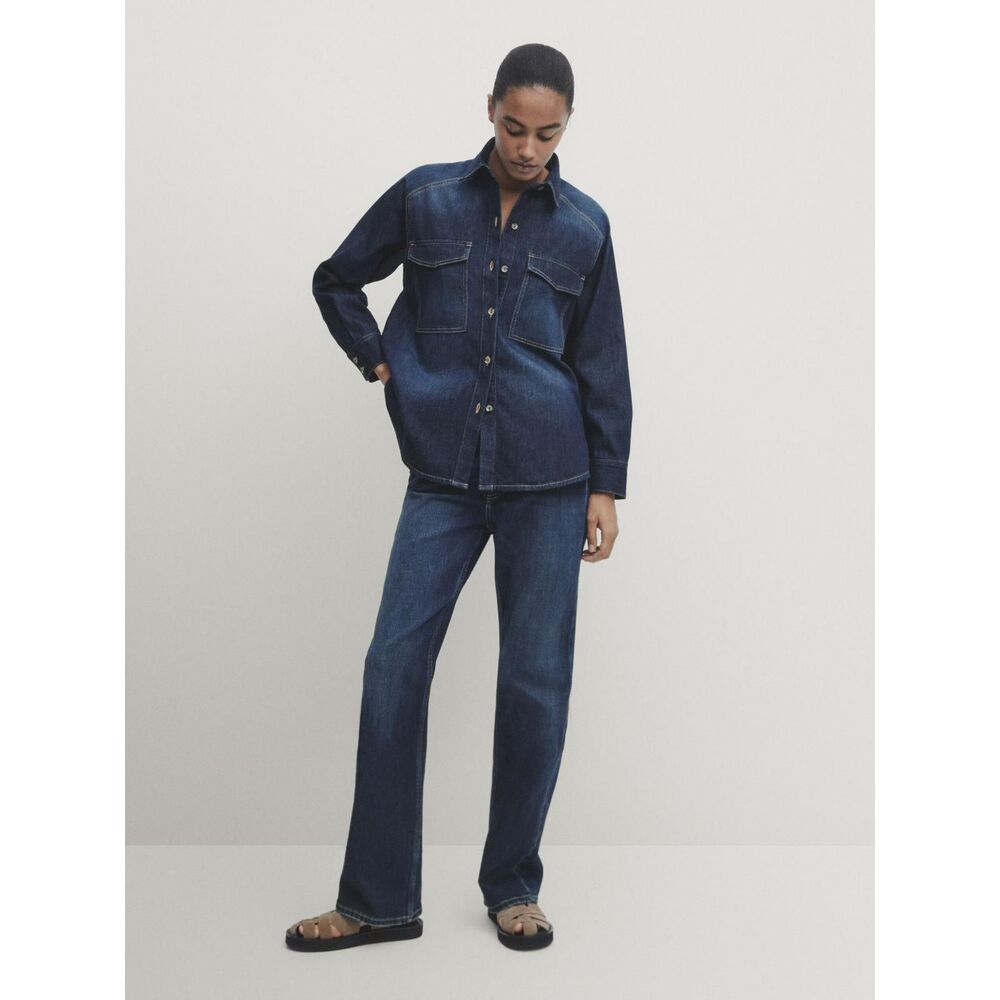 MASSIMO DUTTI Denım Gömlek