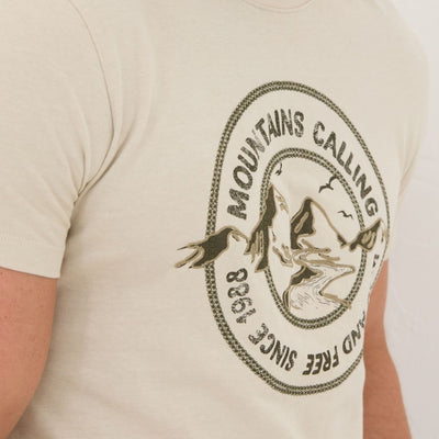 FATFACE Nakış Detaylı Tall Tshirt