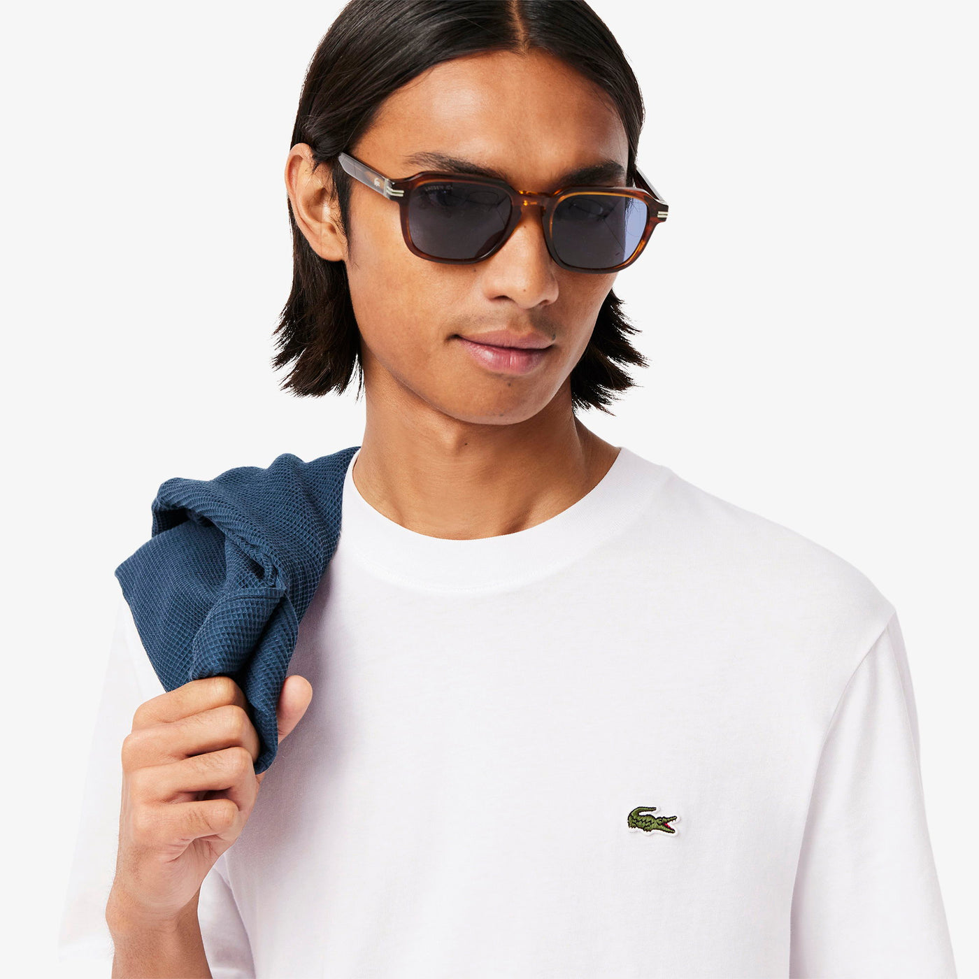 Lacoste Classic Fit Bisiklet Yaka T-Shirt