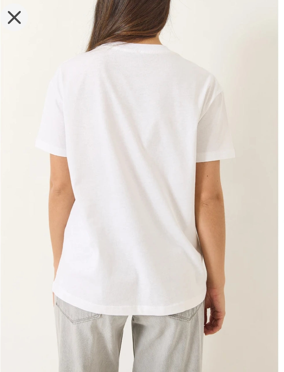 Papatya Aksesuarlı Kısa Kollu Pamuklu T-Shirt