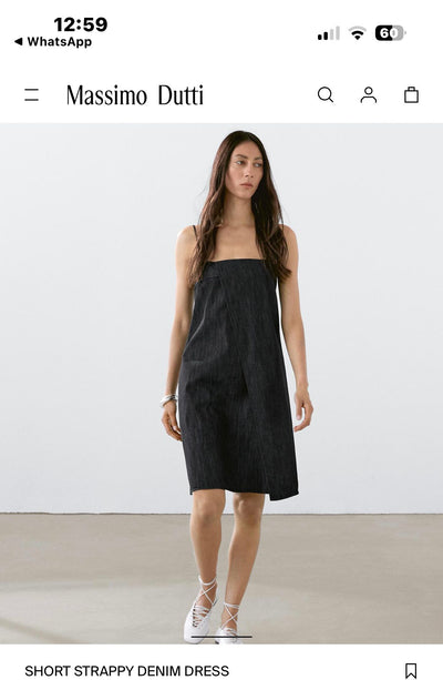 MASSIMO DUTTI Denim Elbise