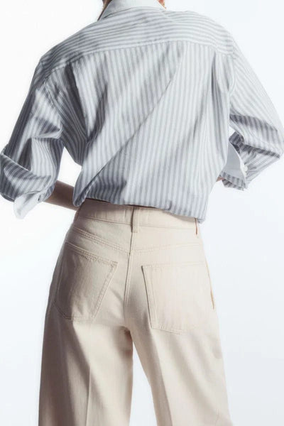 COS Pileli Barrel-Leg Jean