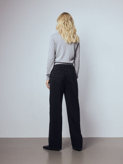 RESERVED Taş Şeritli Wideleg Jean