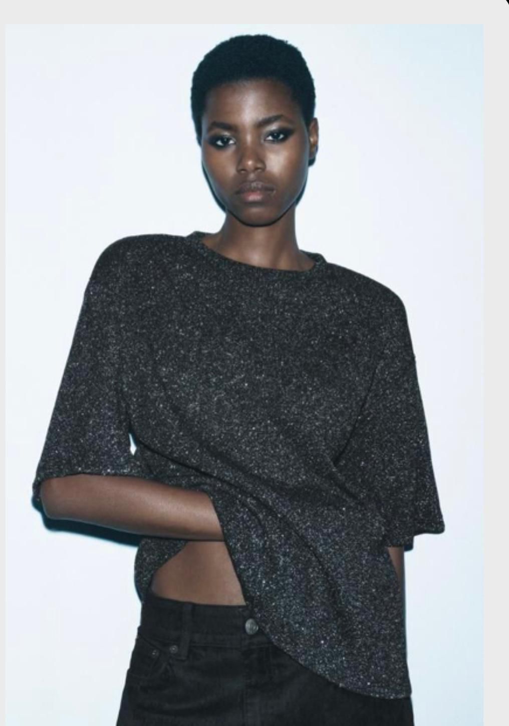 ZARA Oversıze Parlak Triko