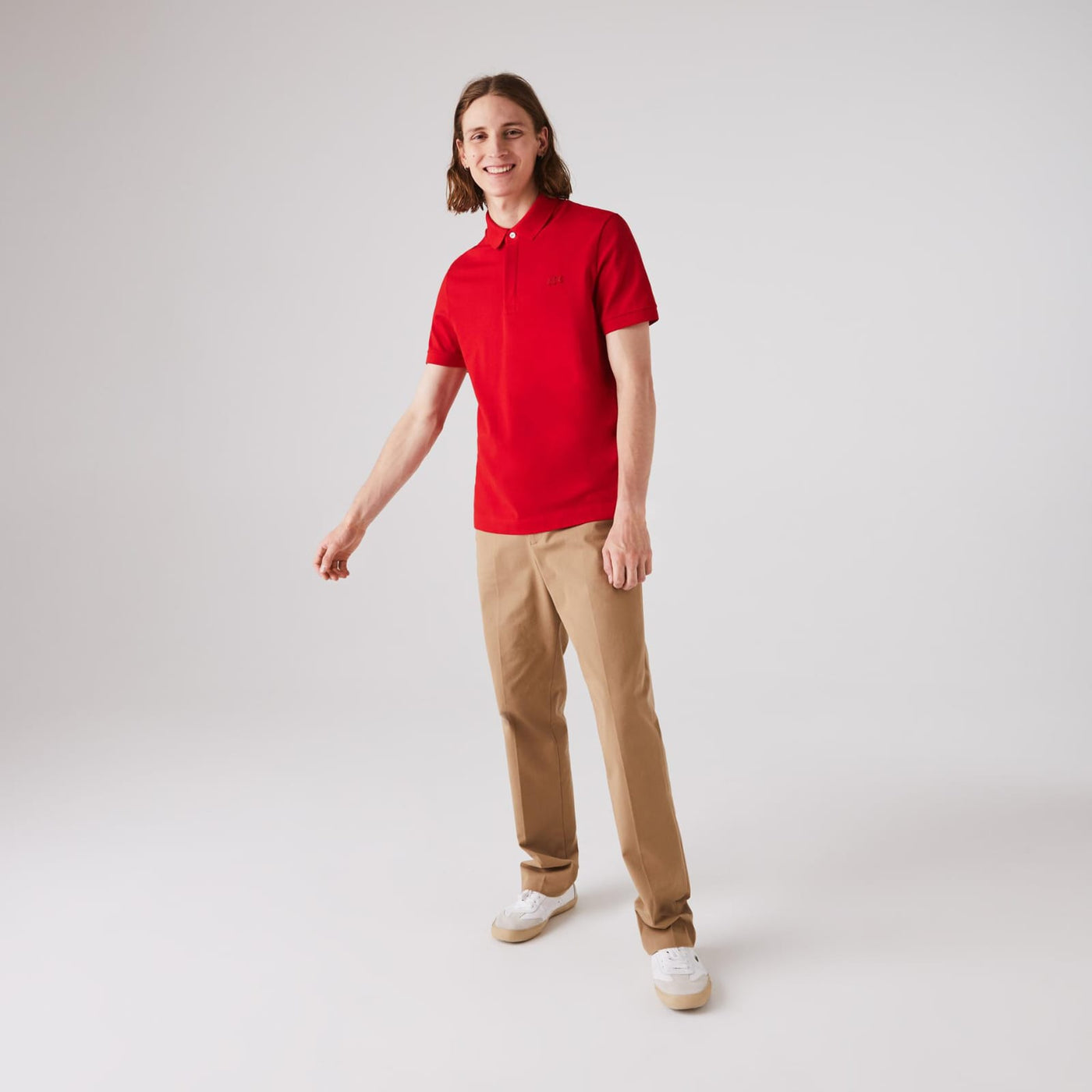 LACOSTE Erkek Regular Fit Paris Kırmızı Polo