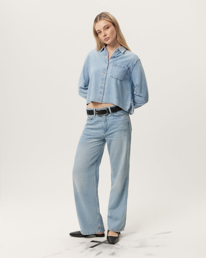 RAG&BONE Orta Bel Wıde-Leg Jean
