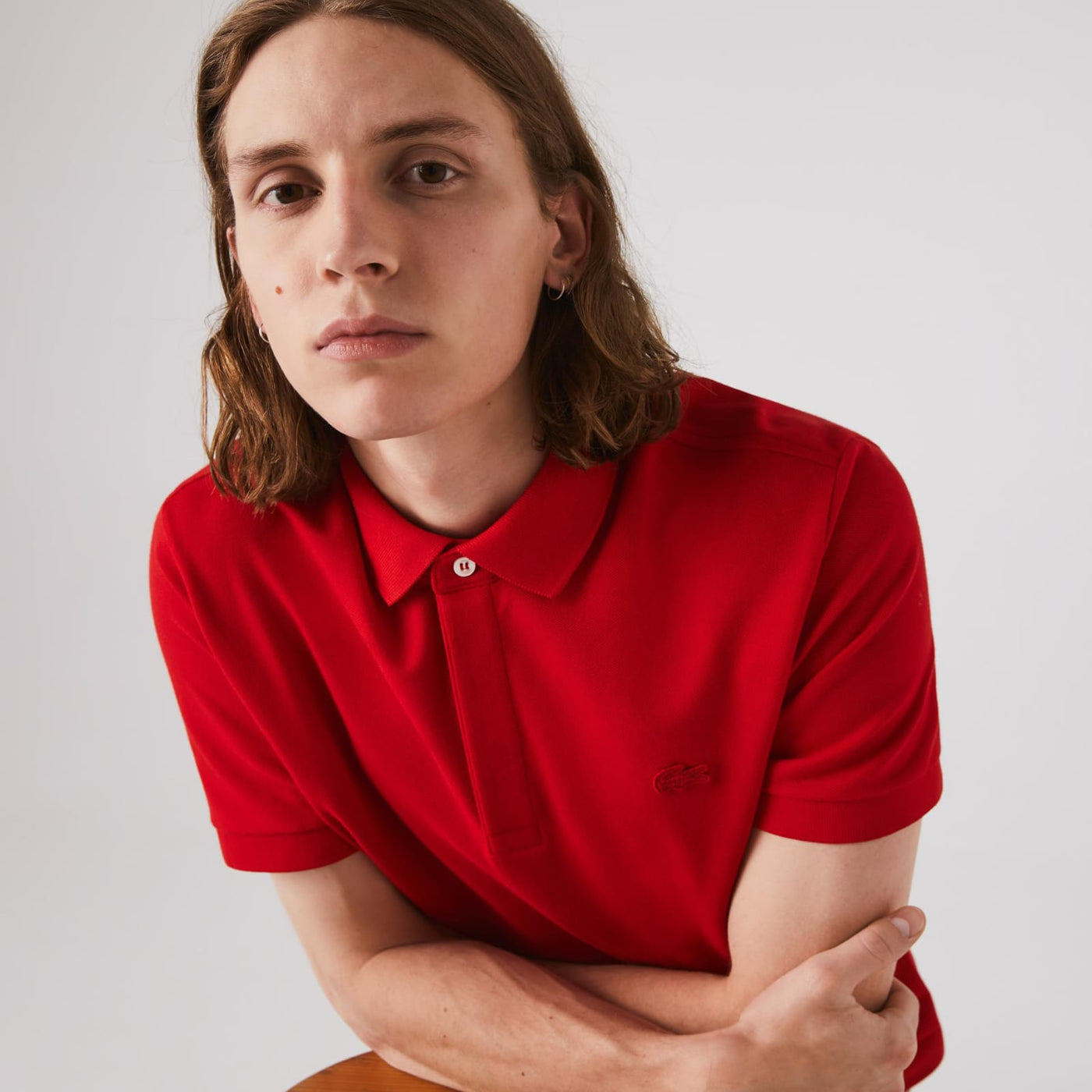 LACOSTE Erkek Regular Fit Paris Kırmızı Polo