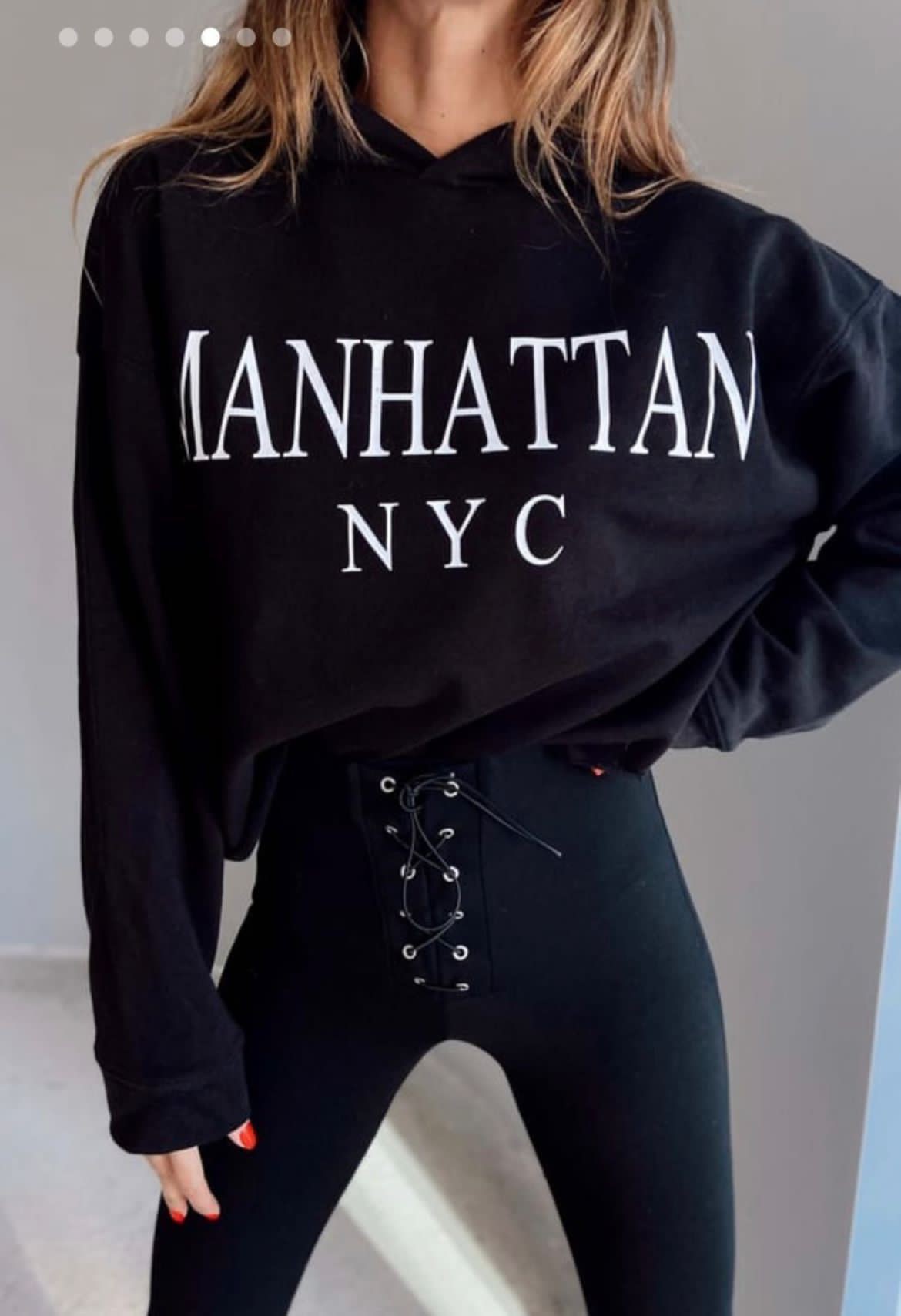 ZARA Oversıze Crop Kapüşonlu Sweatshirt