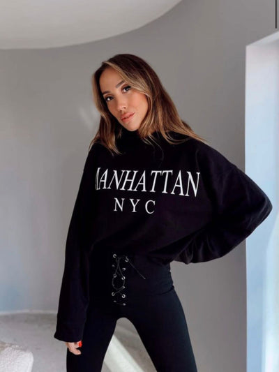 ZARA Oversıze Crop Kapüşonlu Sweatshirt