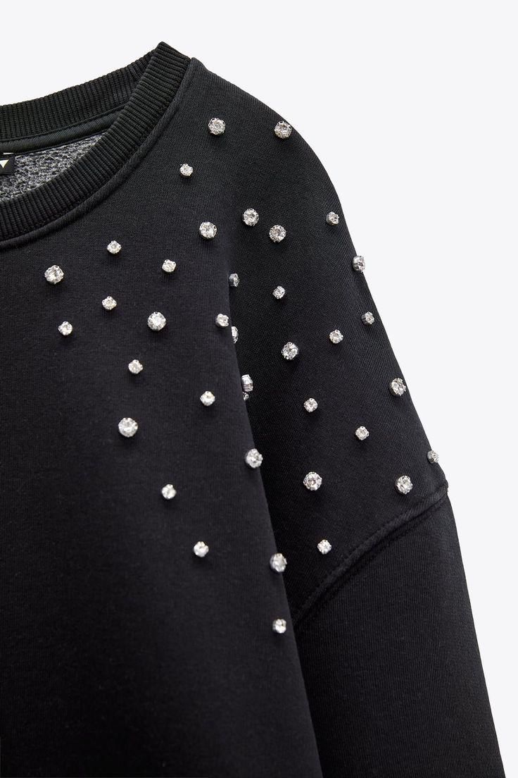 ZARA Taşlı Sweatshirt