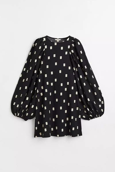 H&M Balon Kol Elbise