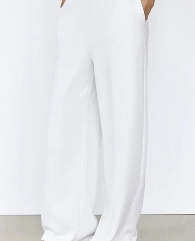 ZARA Beli Lastikli Geniş Paça Pantolon