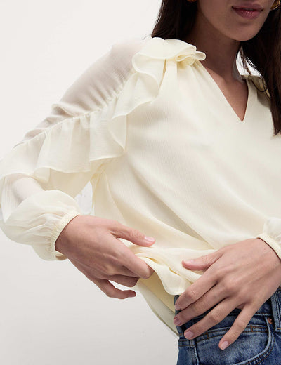 MARKS&SPENCER Fırfır Detaylı Bluz