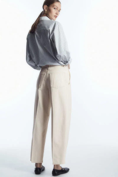 COS Pileli Barrel-Leg Jean