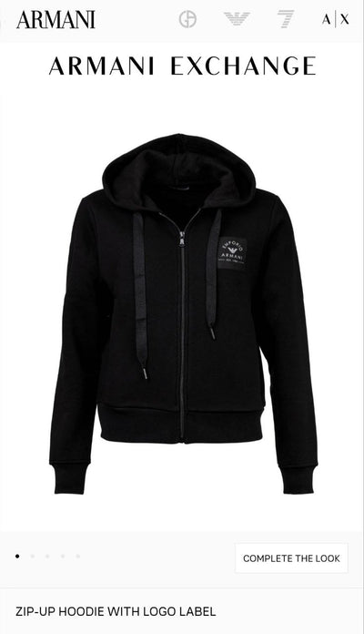 EMPORIO ARMANI Fermuarlı Sweatshirt
