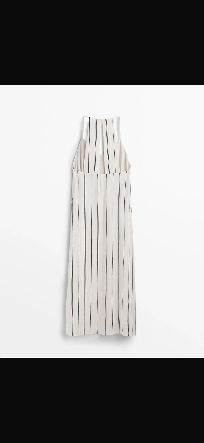 MASSIMO DUTTI Çizgili Elbise