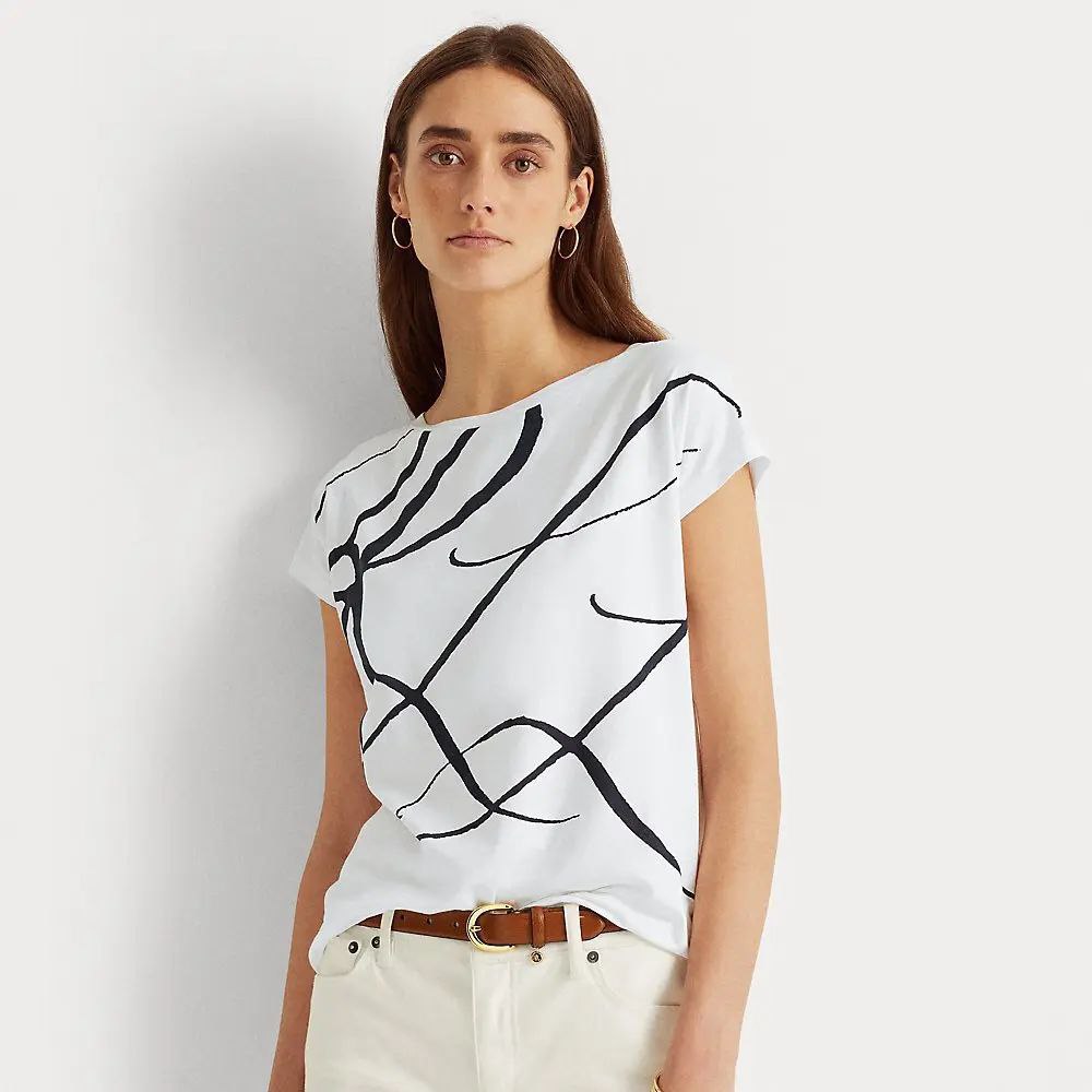 LAUREN RALPH LAUREN Baskılı T-shirt