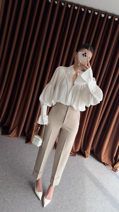 ZARA Duble Paça Pantolon